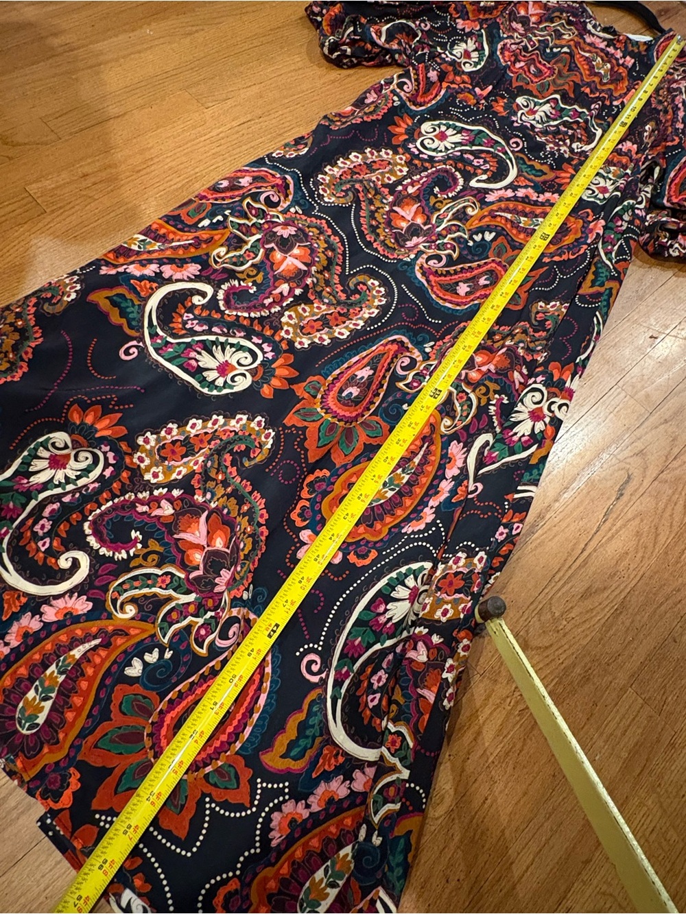 Anthropologie Kachel Paisley Maxi Midi Dress Vacation Spooky Season - Picture 10 of 12
